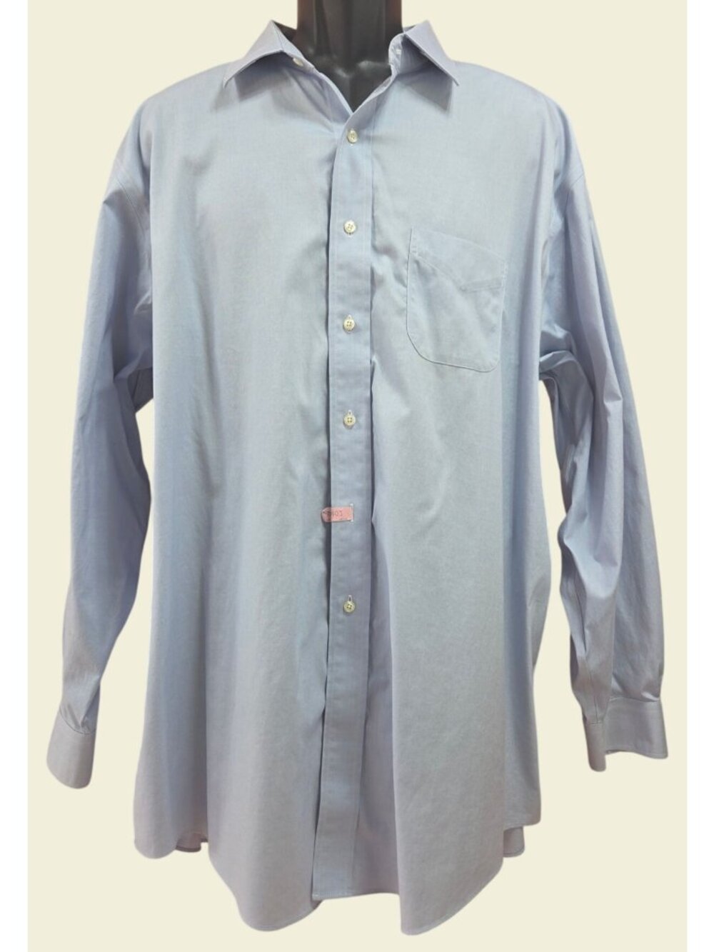 Brooks Brothers Madison Fit Blue Non-Iron Dress Shirt 18-35